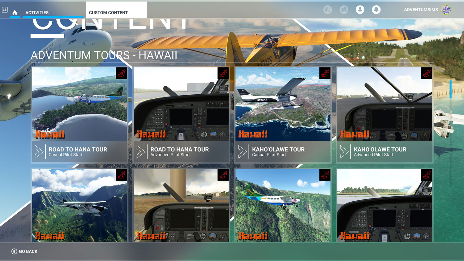 Adventum Simulations - Adventure Tours: Hawaii MSFS